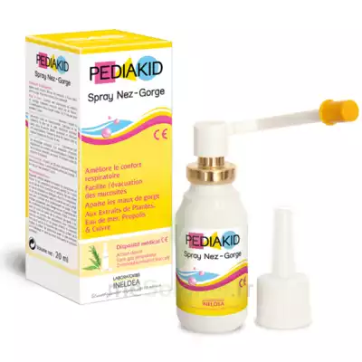 Pédiakid Nez Gorge Spray 20ml+2 Pompes Sprays à SAINT-MEDARD-EN-JALLES